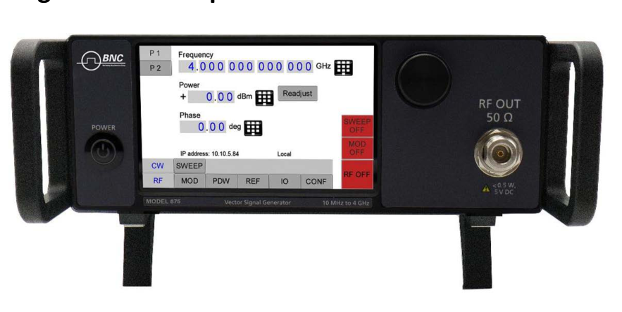 Model 855B in a 1U rack-mount enclosure